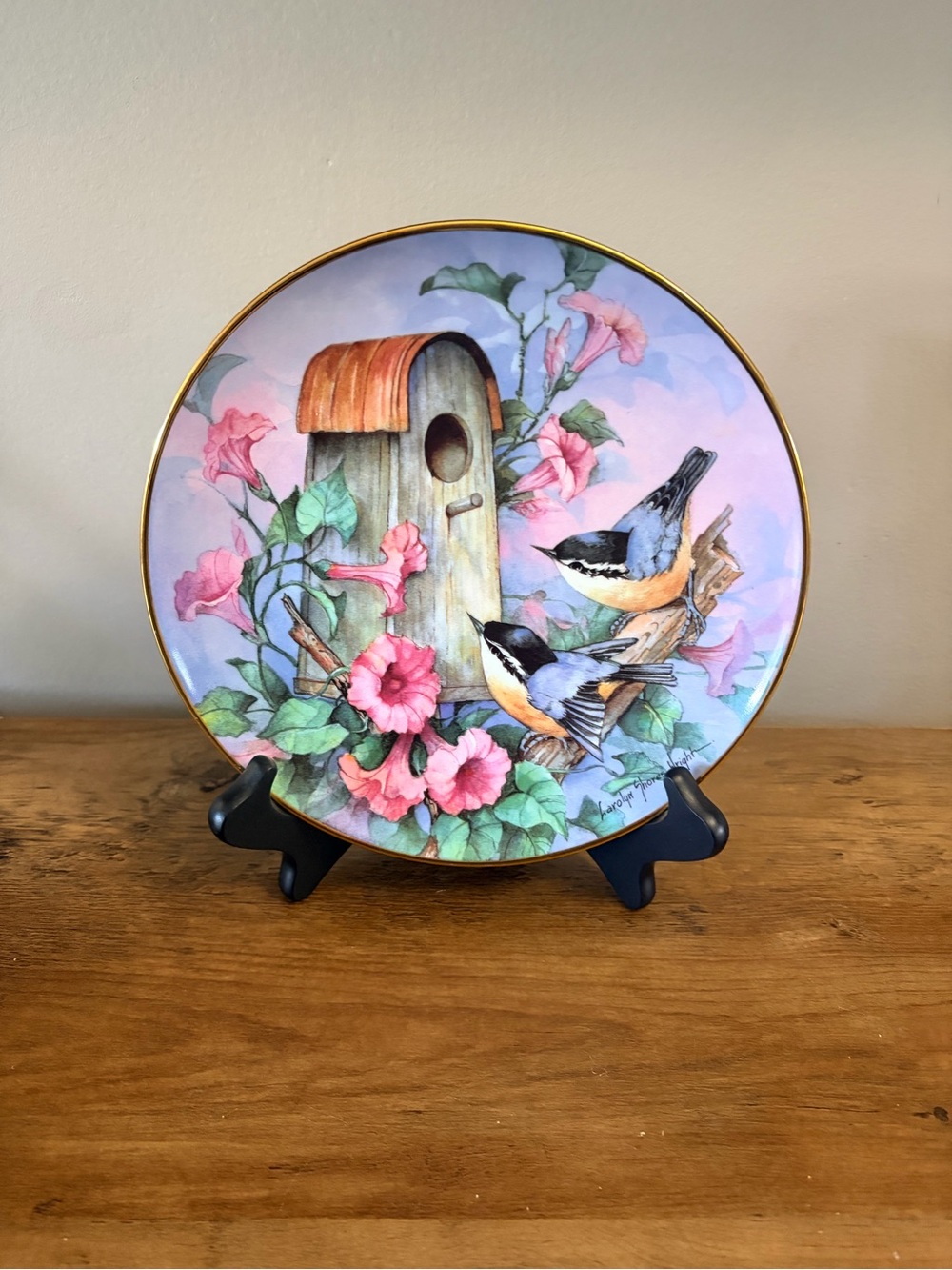 Vintage Royal Doulton Nuthatch Nook Limited Edition Collector Plate